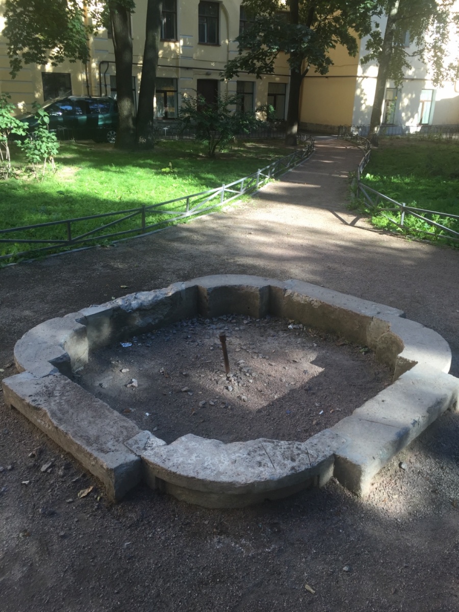 Фонтан во дворе дома Пашковых Фонтан во дворе дома Пашковых