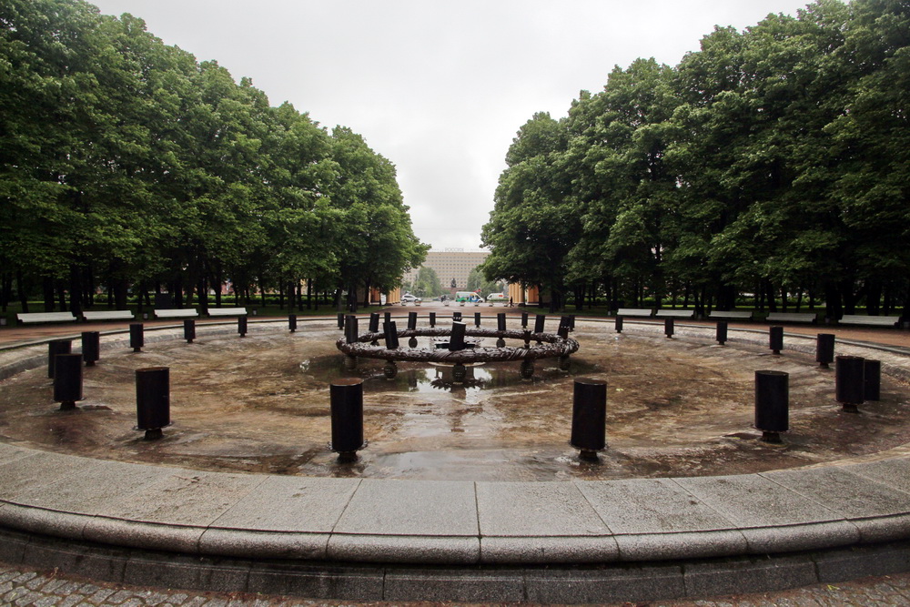 Фонтан Слава в парке Победы