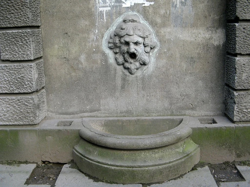 Настенные фонтаны дома на Кронверском