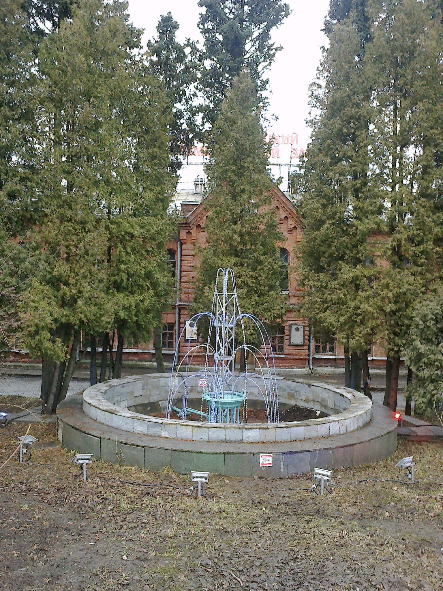 Фонтан в городе Сестрорецк